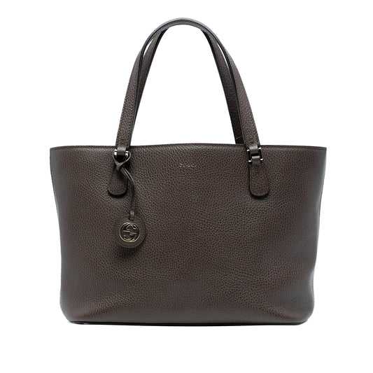 Gucci Pebbled Leather Lady Dollar Tote
