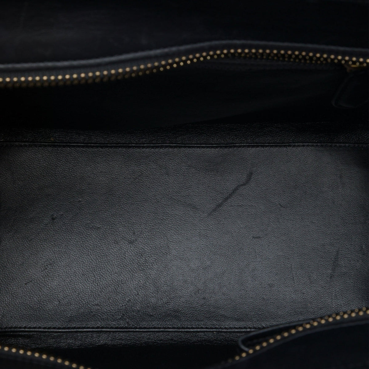 Celine Micro Tricolor Leather Luggage Tote