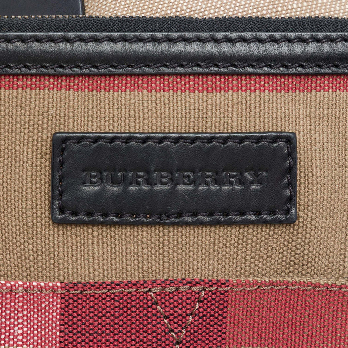 Burberry Mega Check Canvas Tottenham Brit Satchel