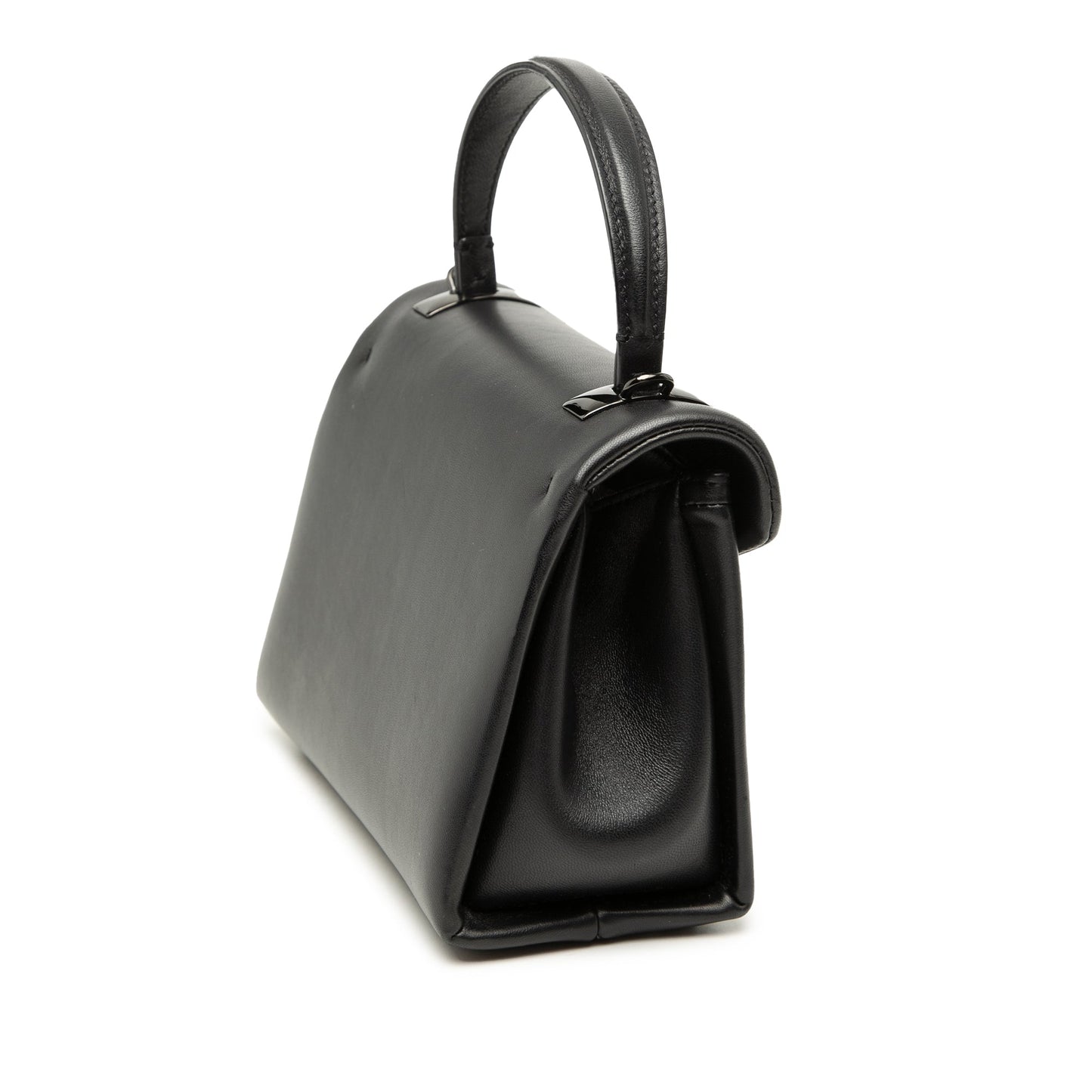 Valentino Mini Leather One Stud Top Handle Bag