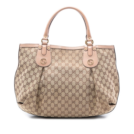 Gucci Large GG Canvas Scarlett Tote
