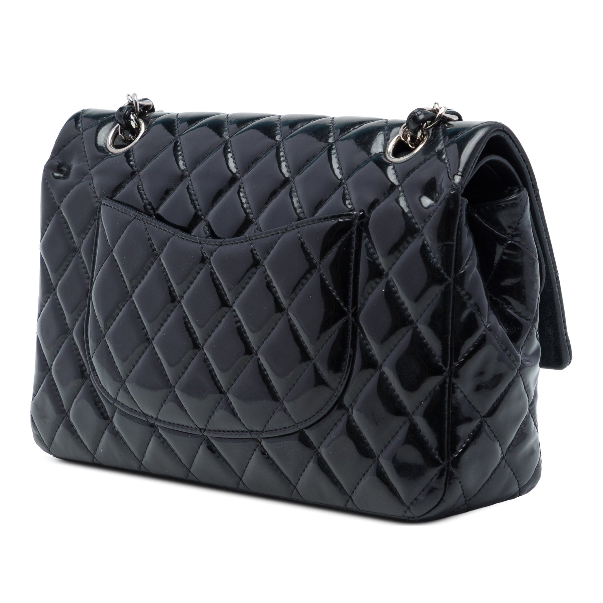 Chanel Medium Classic Patent Double Flap