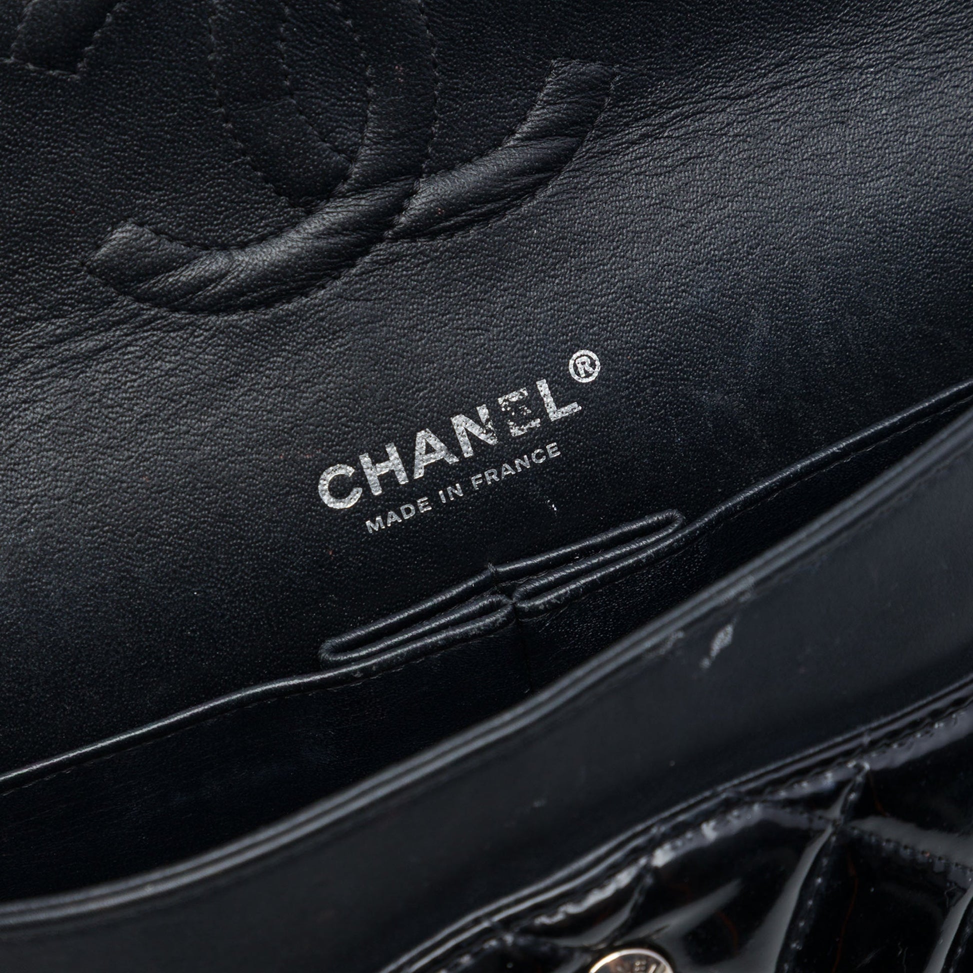 Chanel Medium Classic Patent Double Flap