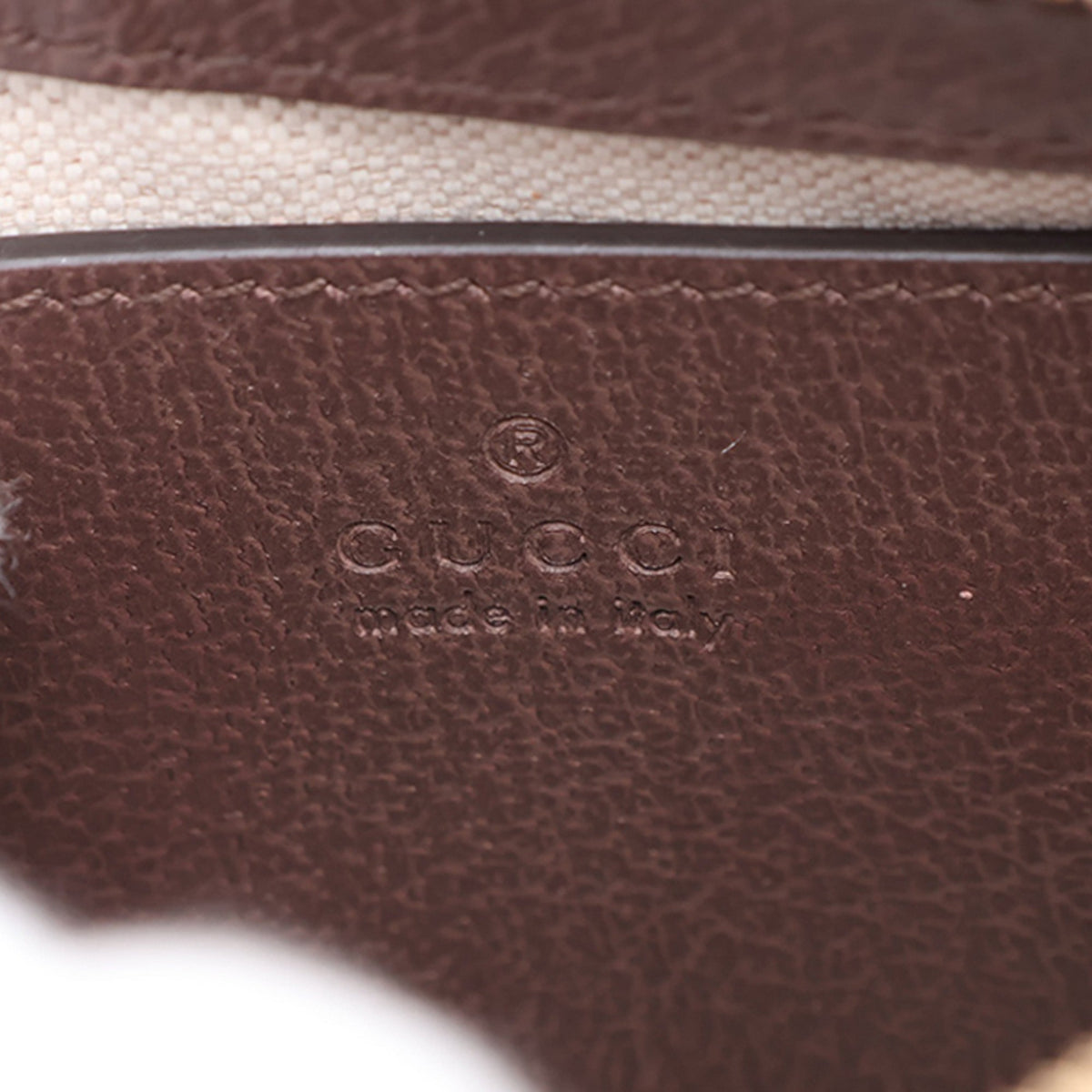 Gucci Small GG Supreme Ophidia Shoulder Bag — Beige