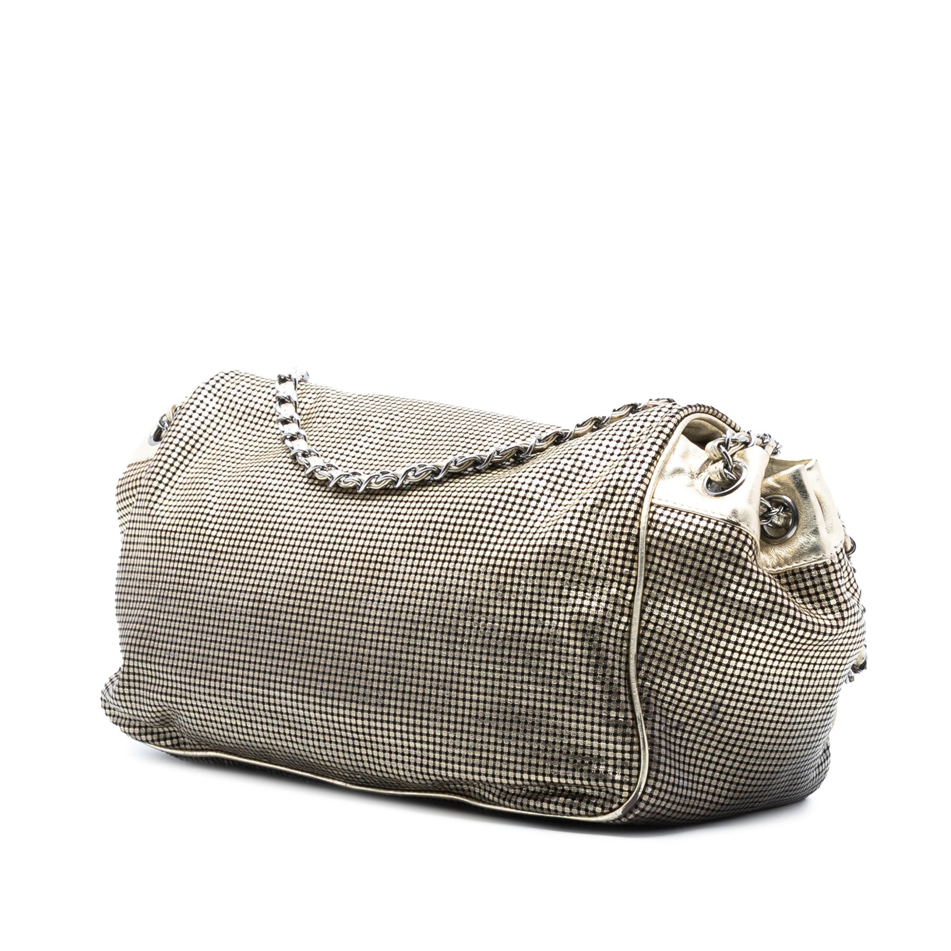 Chanel Perforated Lambskin Hollywood Accordion Flap