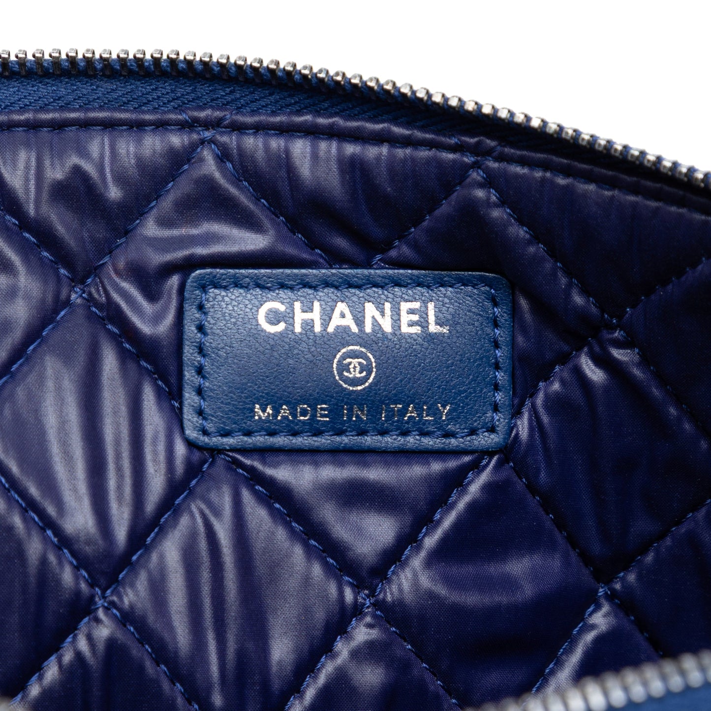 Chanel Medium Quilted Lambskin Boy O Case Clutch