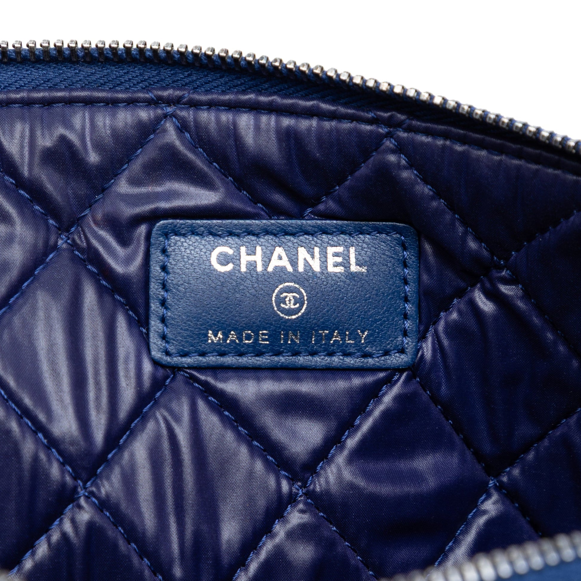 Chanel Medium Quilted Lambskin Boy O Case Clutch