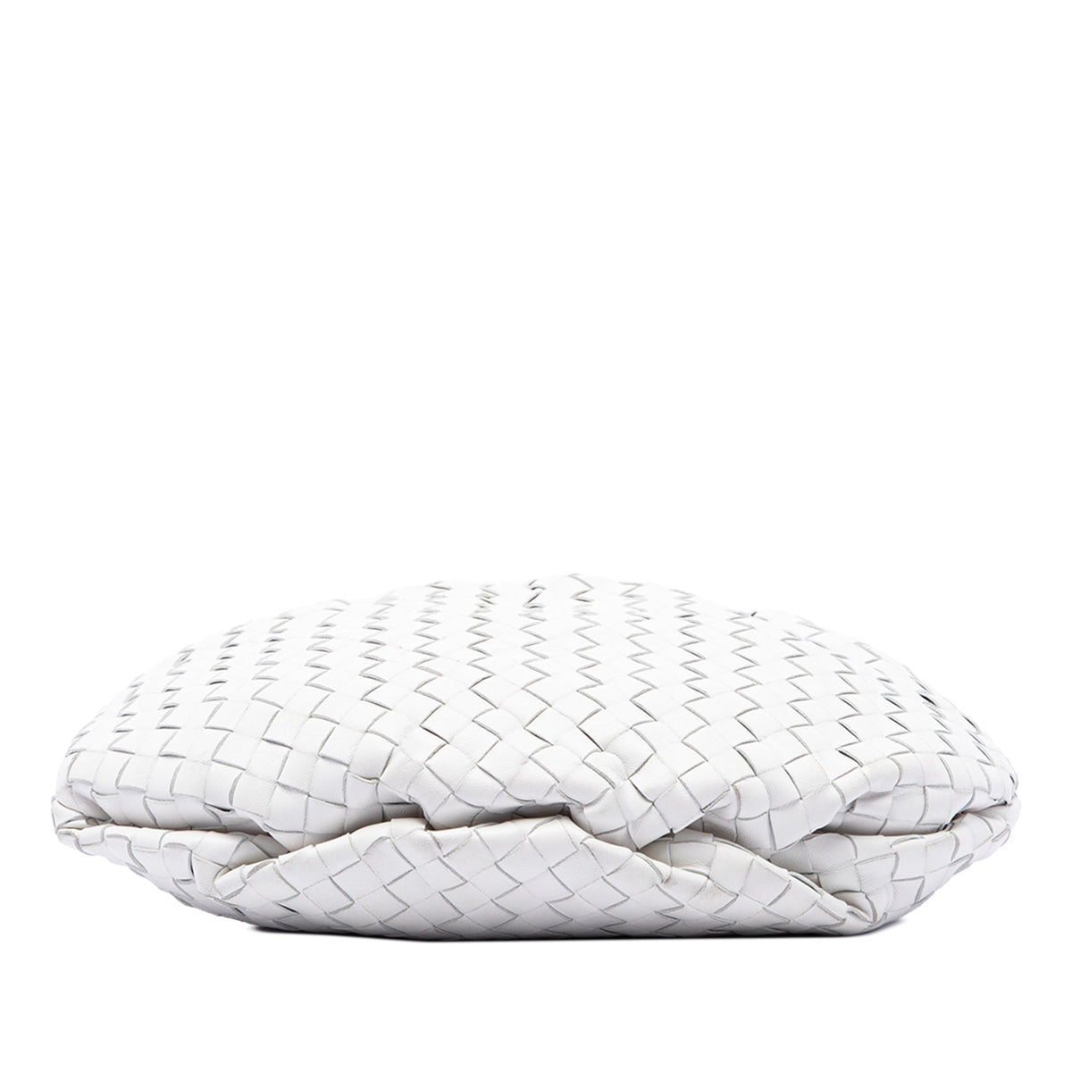 Bottega Veneta Small Nappa Intrecciato Bulb Satchel — White