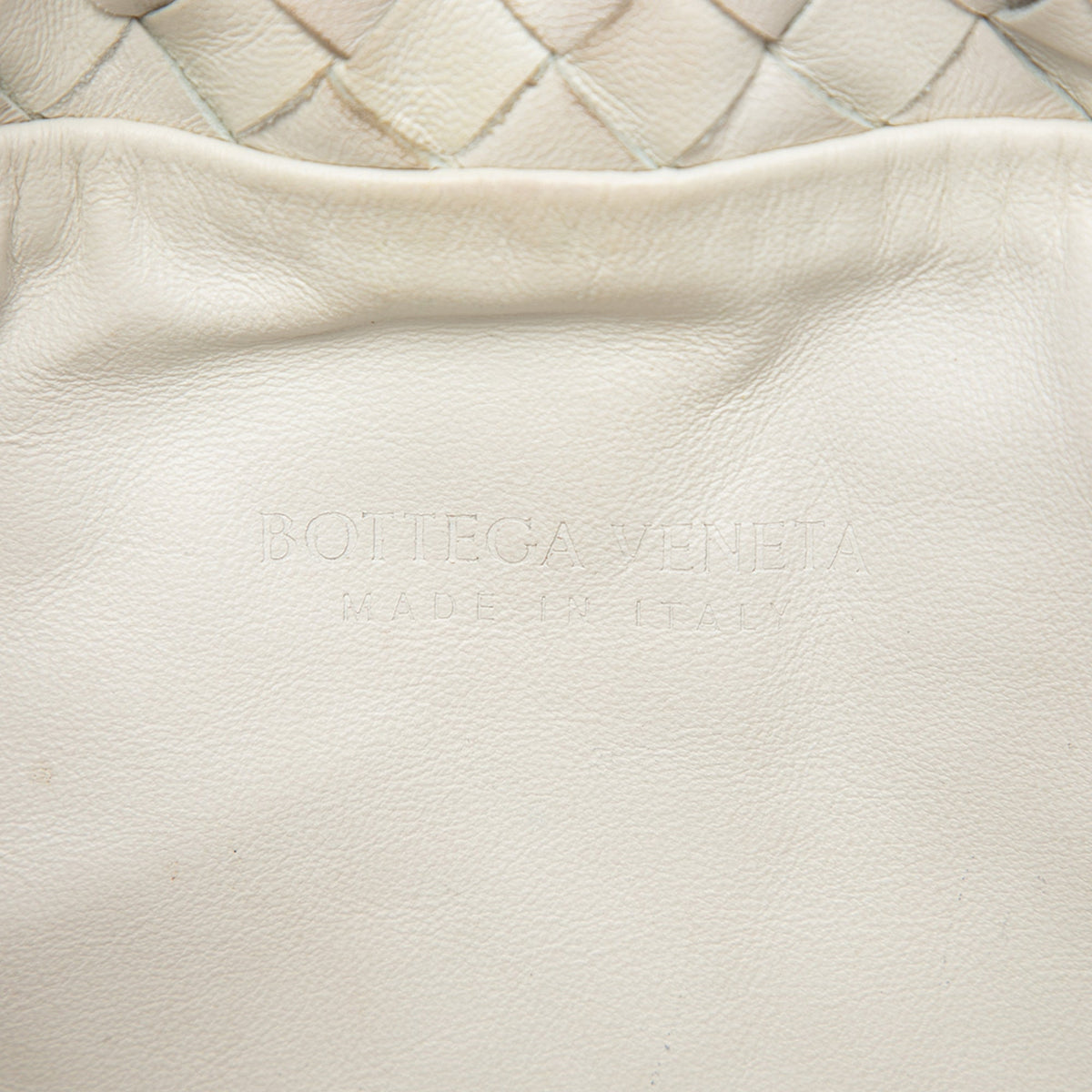 Bottega Veneta Small Nappa Intrecciato Bulb Satchel — White