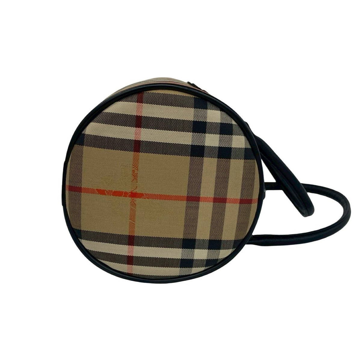 Burberry Haymarket Check Canvas Boston Bag