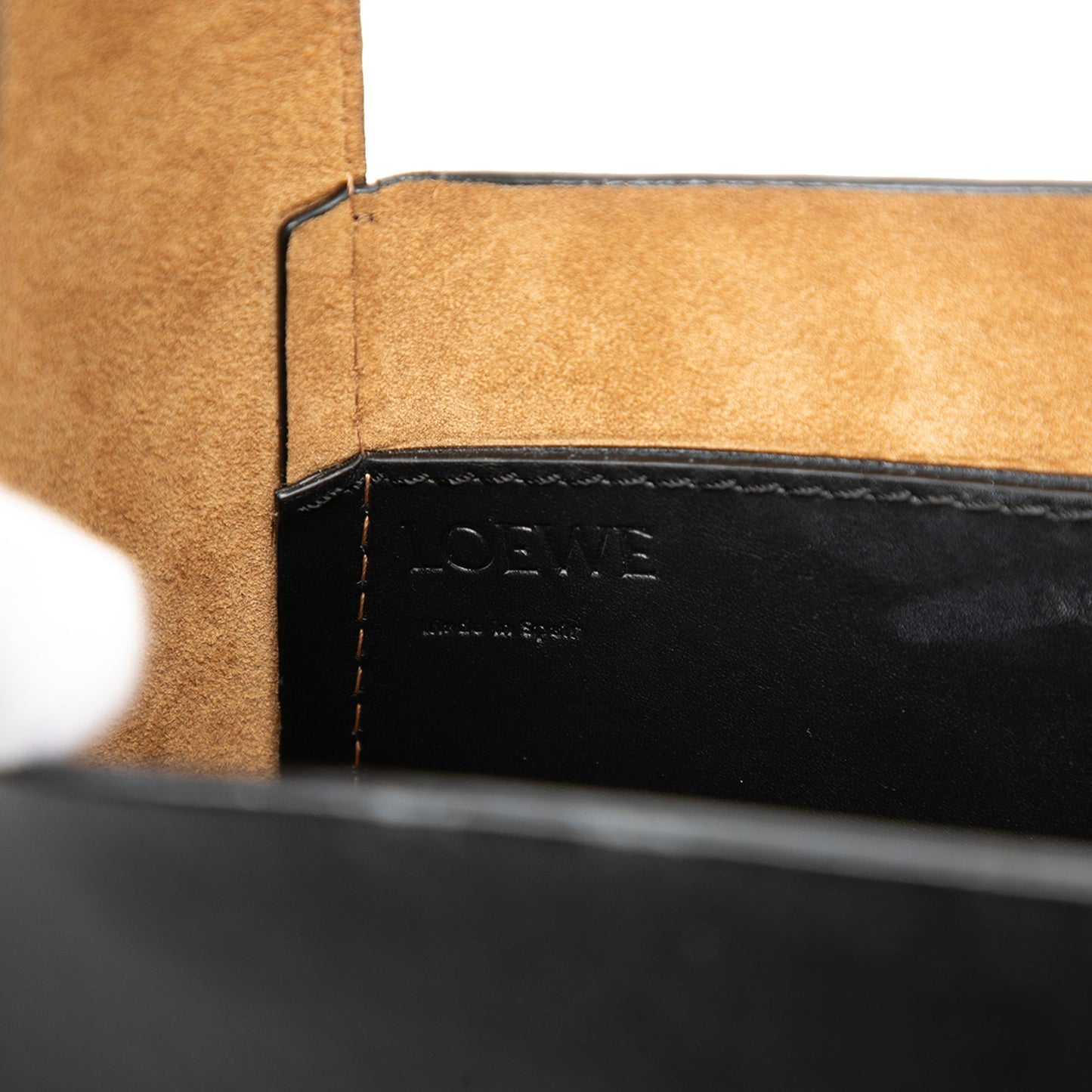 LOEWE Calfskin Bamboo Bucket Bag