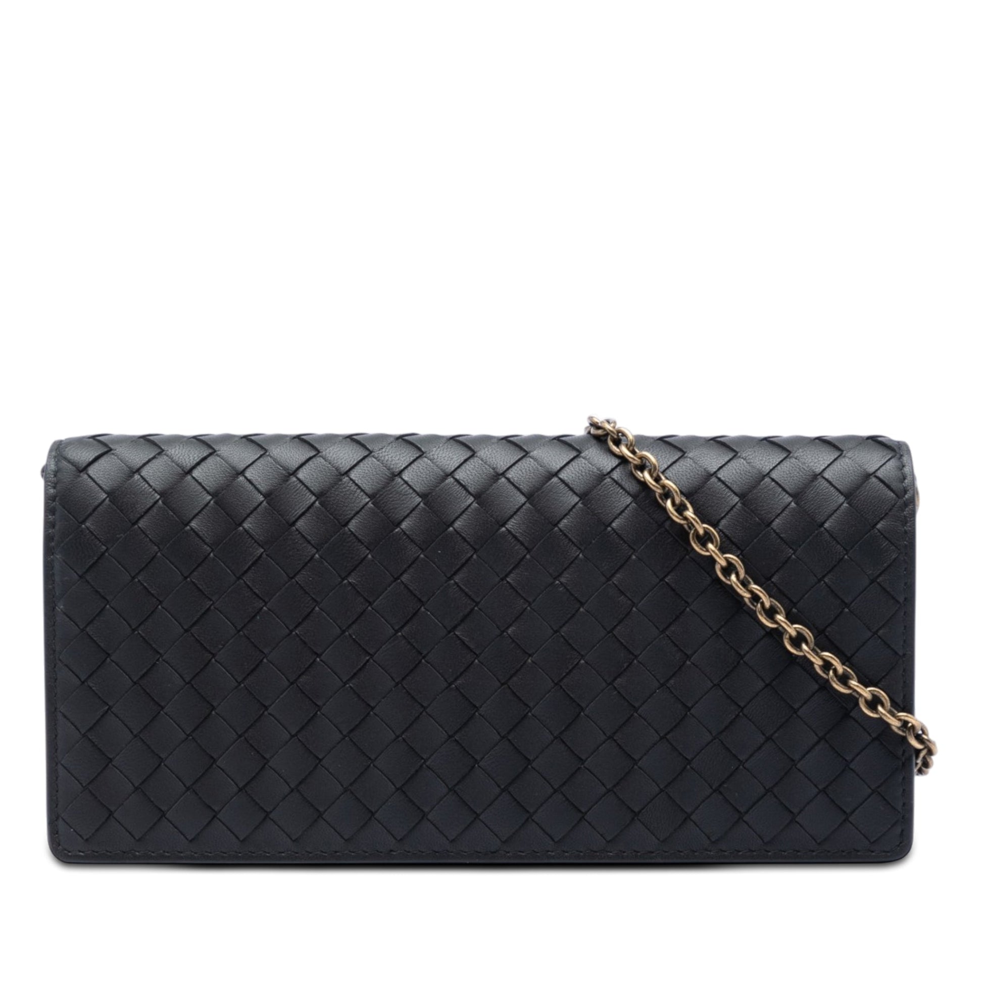 Bottega Veneta Nappa Intrecciato Continental Wallet on Chain