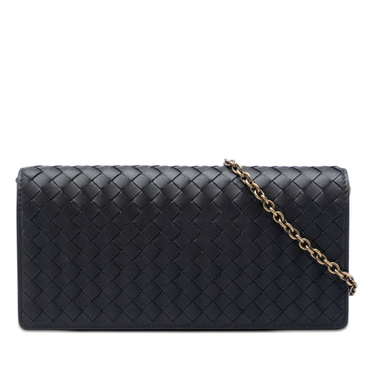 Bottega Veneta Nappa Intrecciato Continental Wallet on Chain
