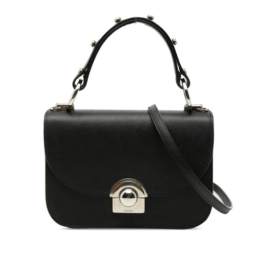 Prada Saffiano Lux Arcade Satchel