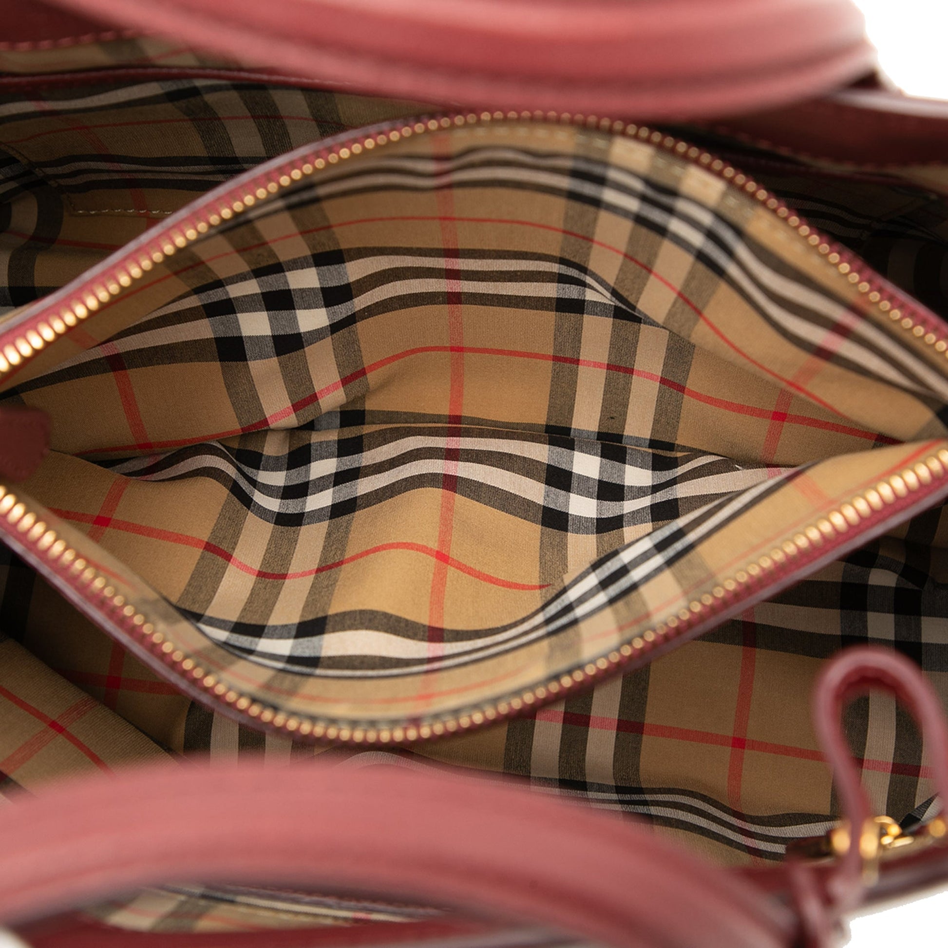 Medium Leather Banner Satchel