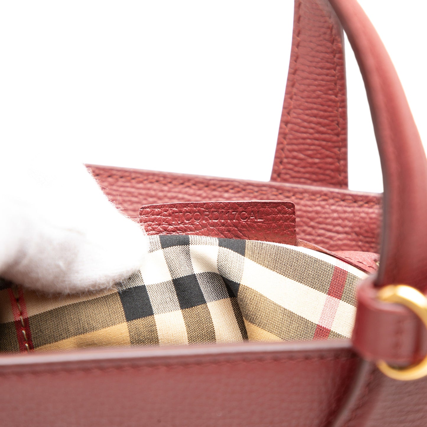 Medium Leather Banner Satchel
