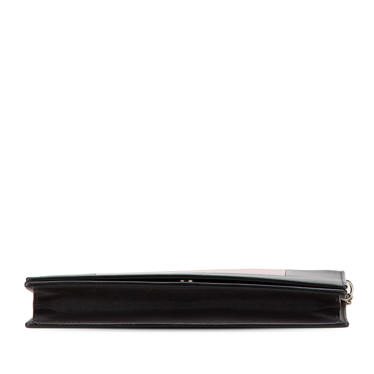 Celine Leather Frame Wallet on Chain