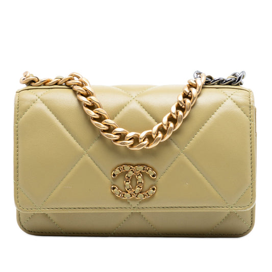 Chanel Quilted Lambskin 19 Wallet on Chain