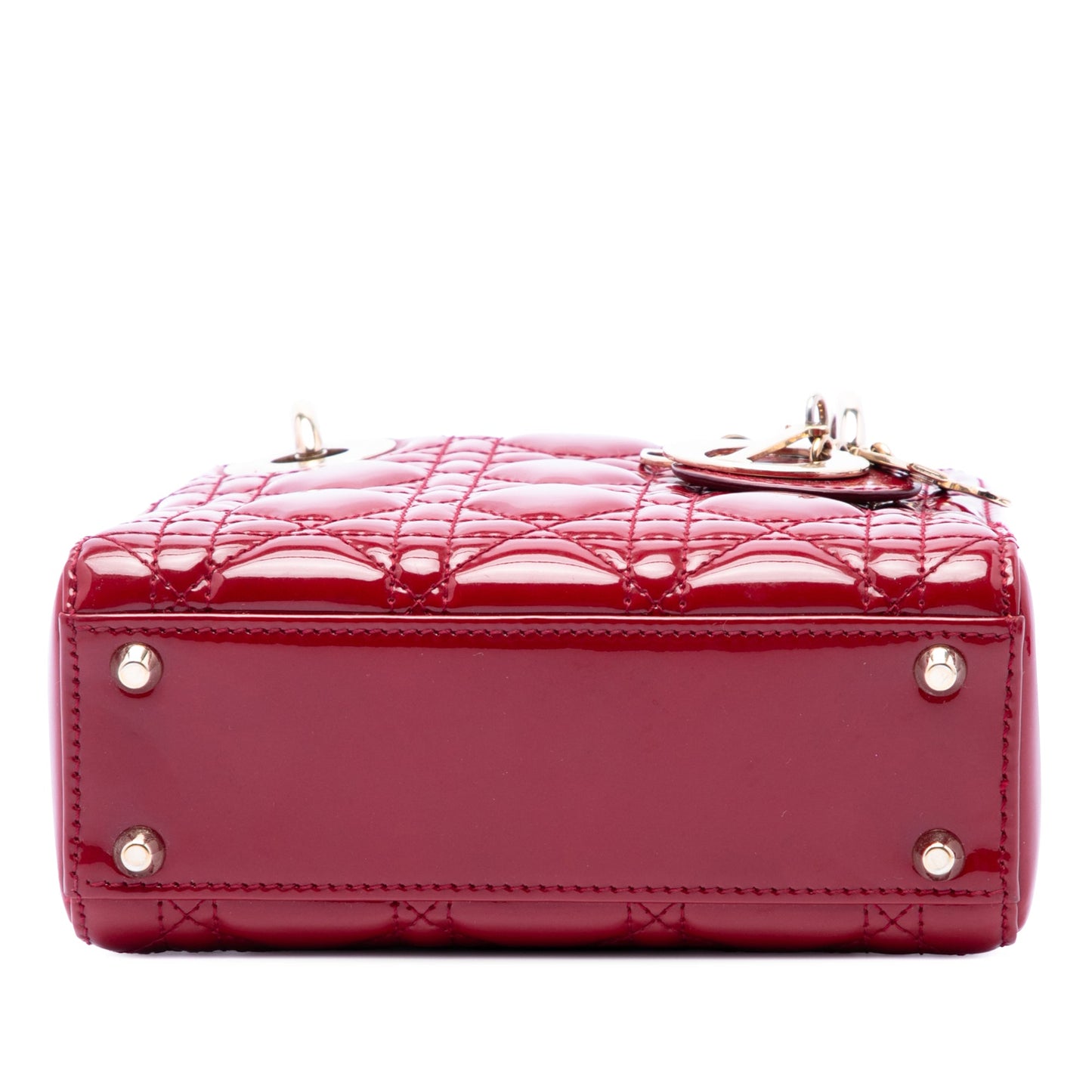 Dior Mini Patent Cannage Lady Dior