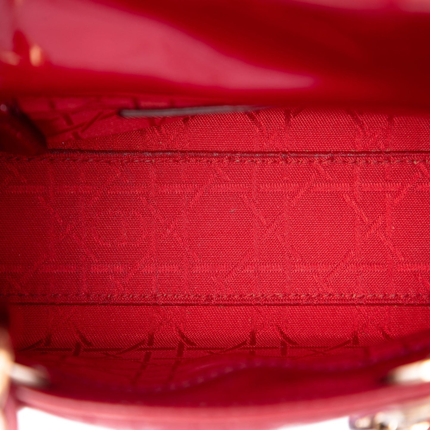 Dior Mini Patent Cannage Lady Dior