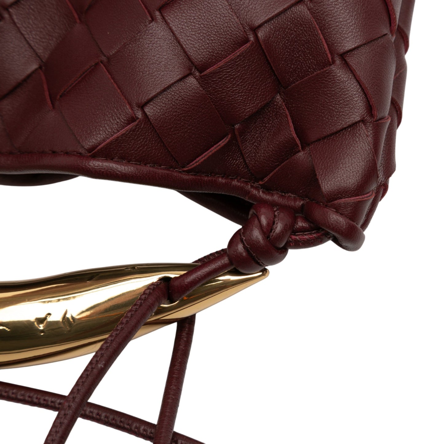 Bottega Veneta Baby Lambskin Intrecciato Sardine Satchel