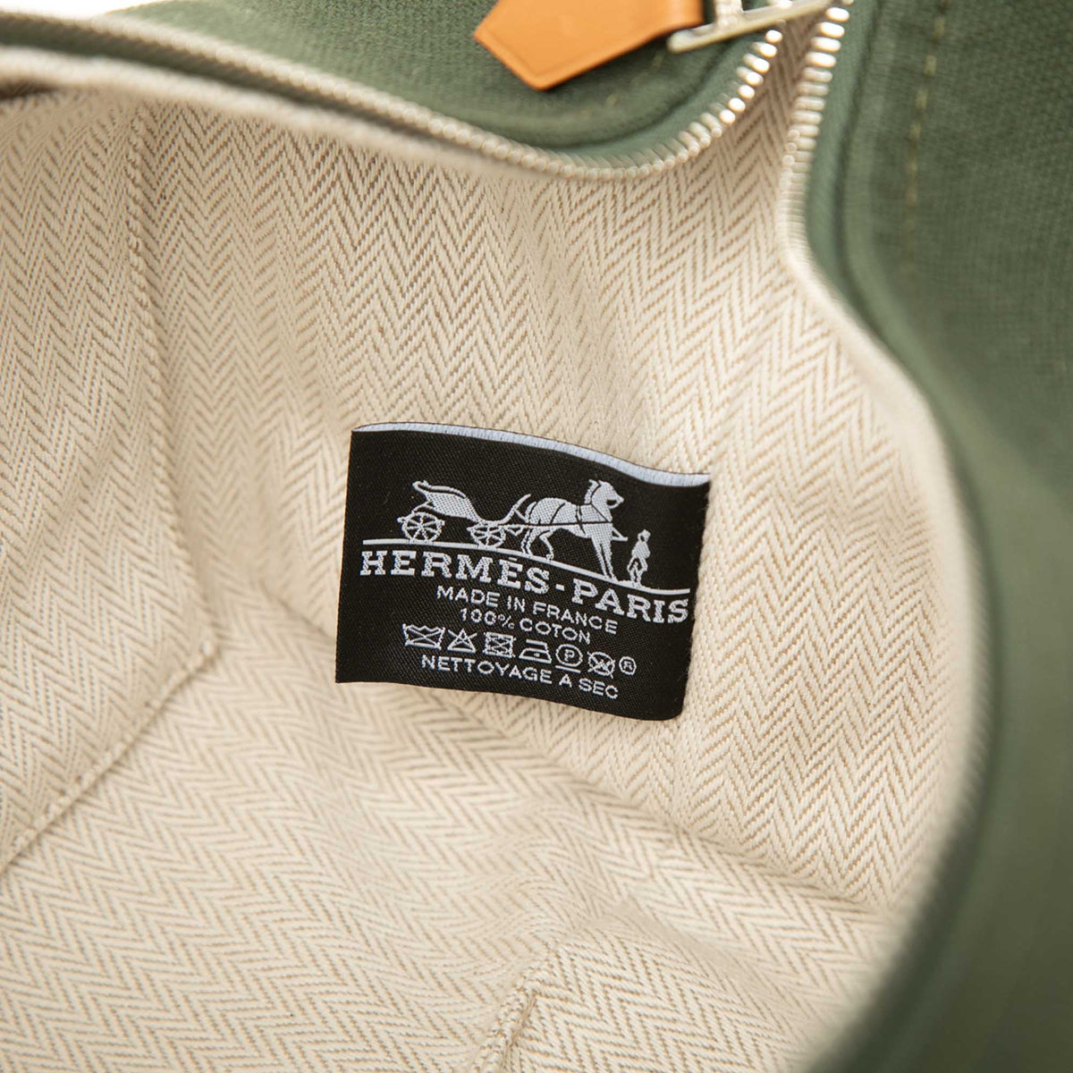 Hermès Small Toile Bride A Brac Case