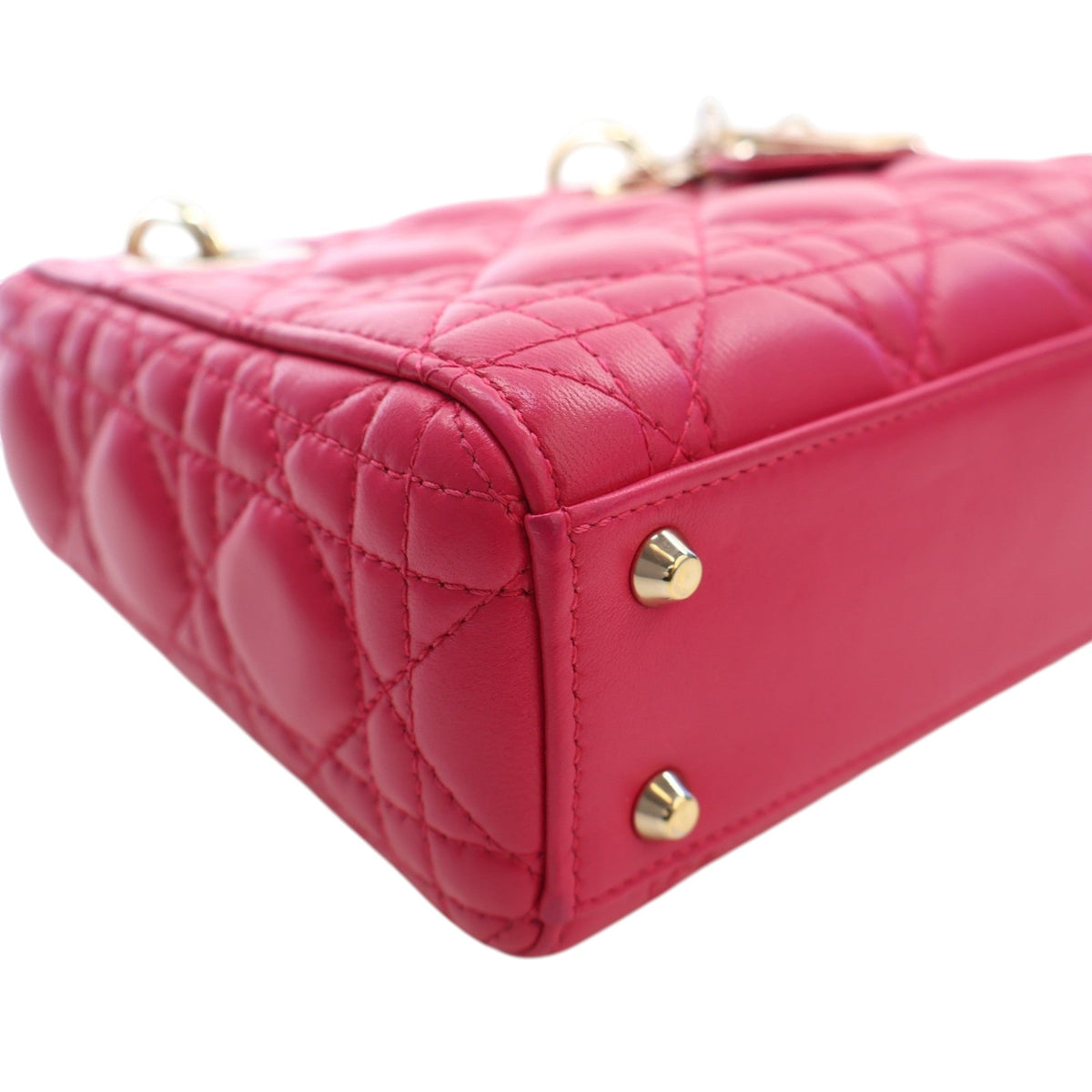 Dior Mini Lambskin Cannage Lady Dior