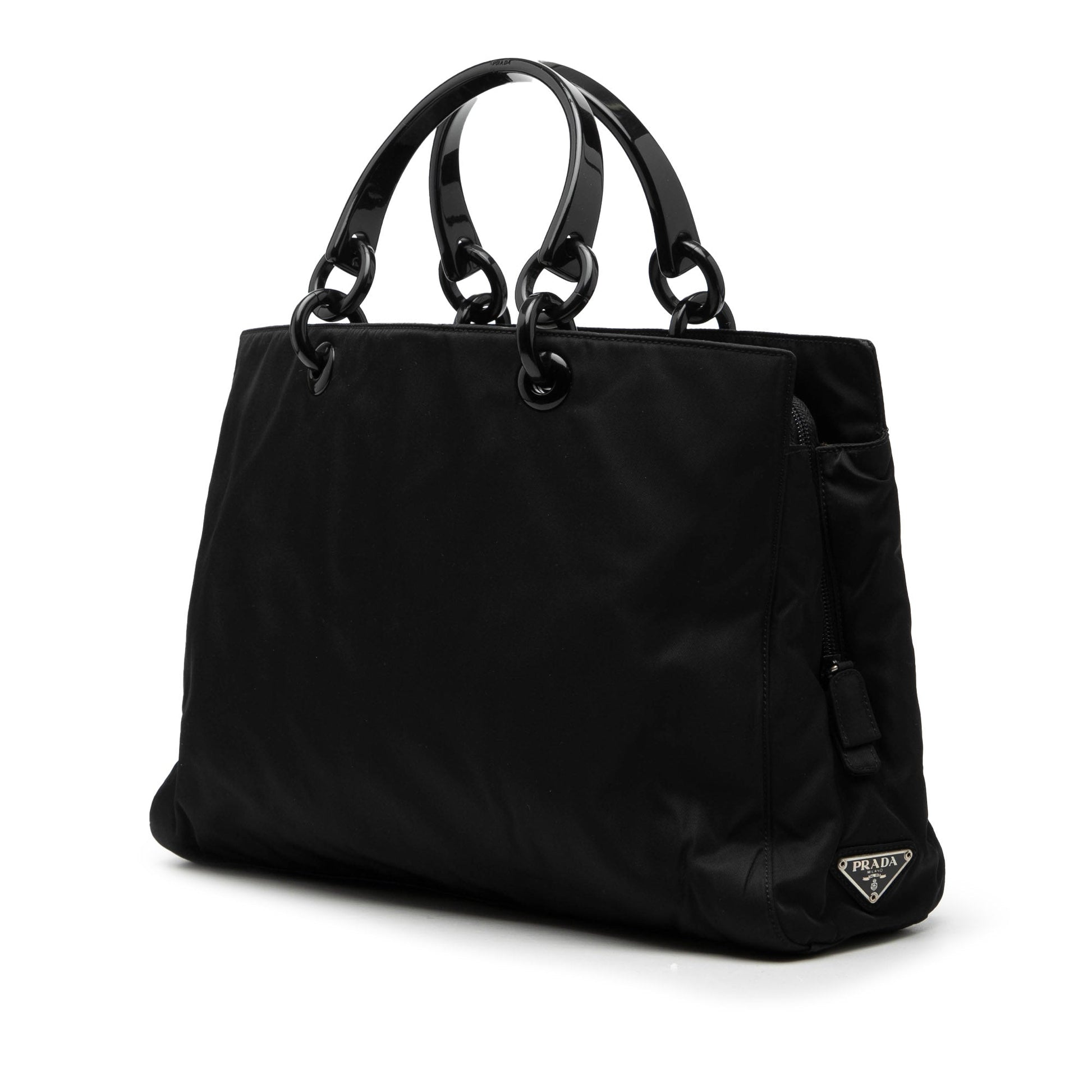 Tessuto Acrylic Handle Bag