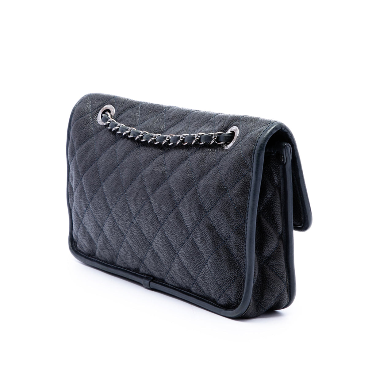 Chanel Medium Quilted Caviar French Riviera Flap