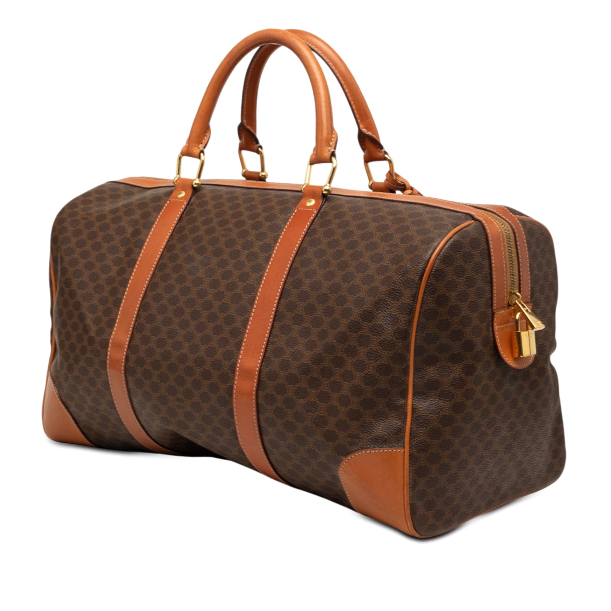 Celine Macadam Coated Canvas Travel Bag