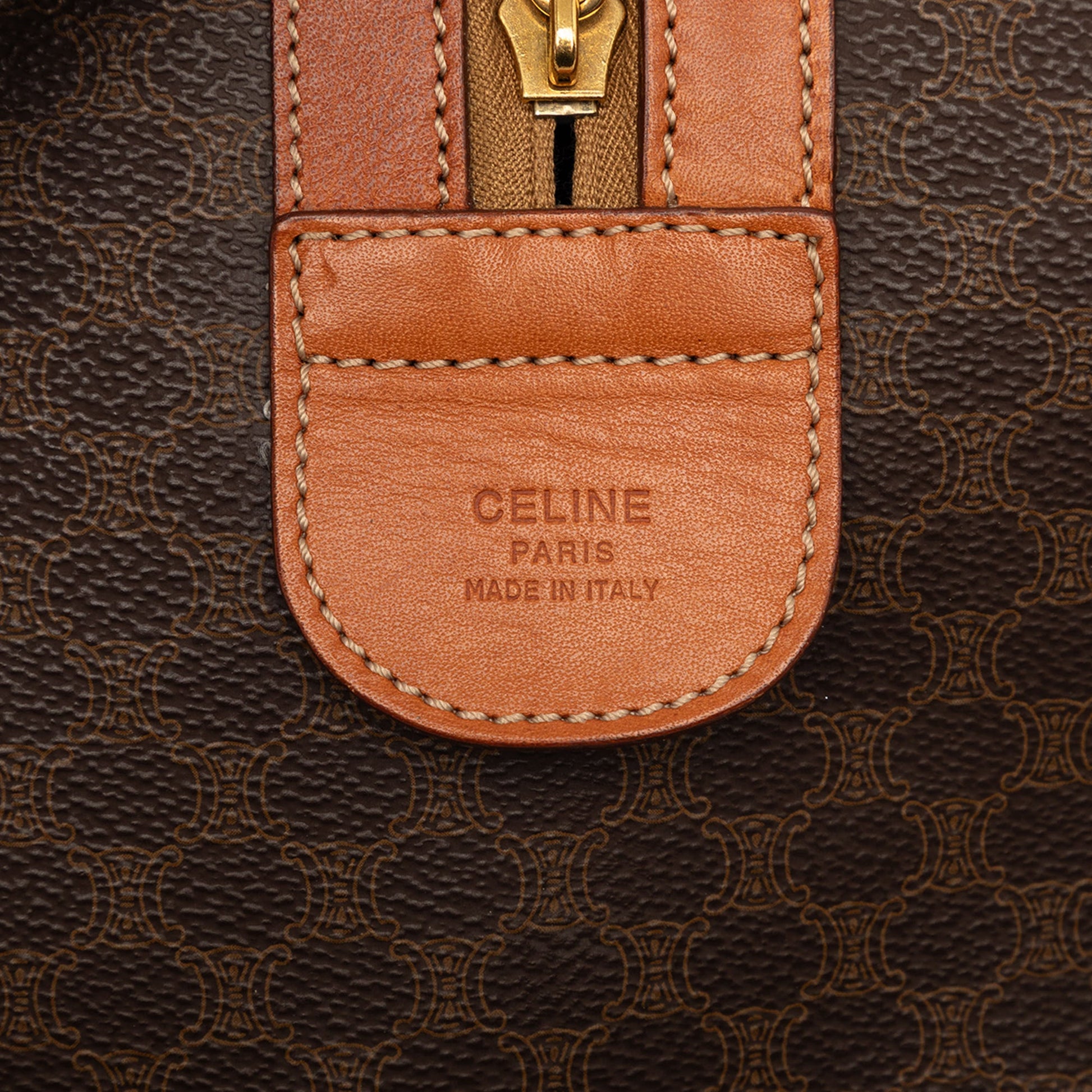 Celine Macadam Coated Canvas Travel Bag