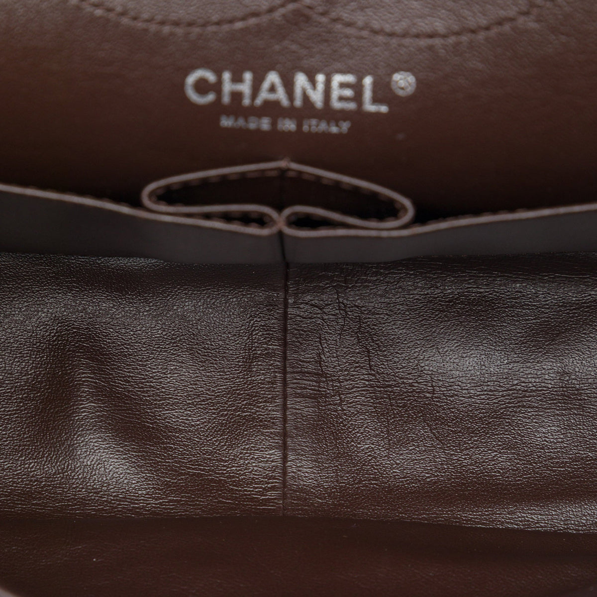 Chanel Quilted Patent Reissue 2.55 Double Flap 226 — Brown