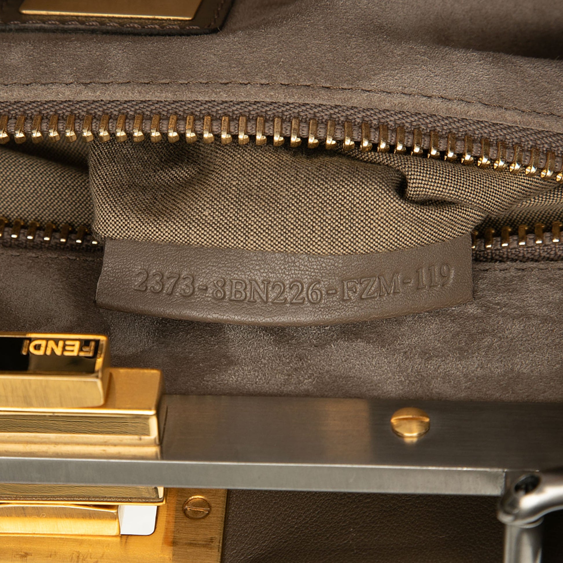 Fendi Medium Calfskin Peekaboo Iconic Satchel