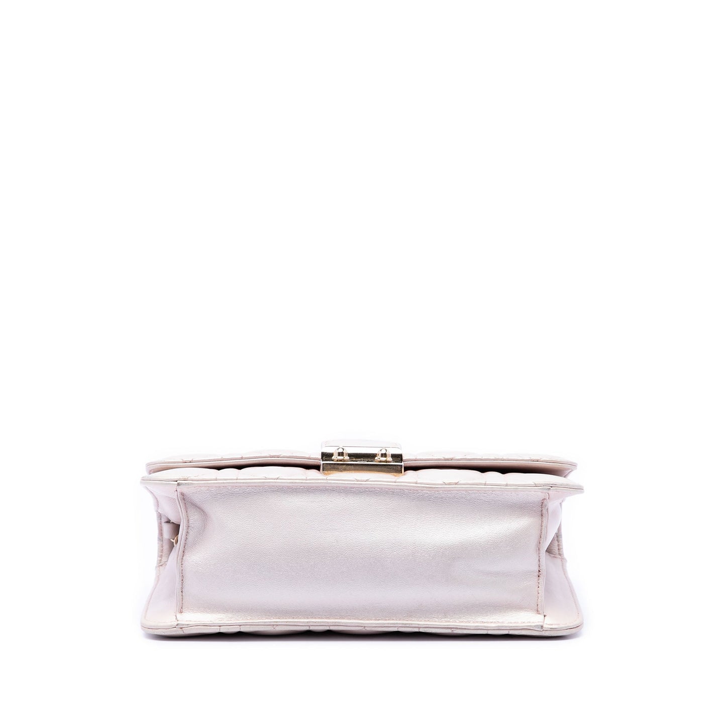 Dior Metallic Lambskin Cannage Miss Dior Promenade Crossbody