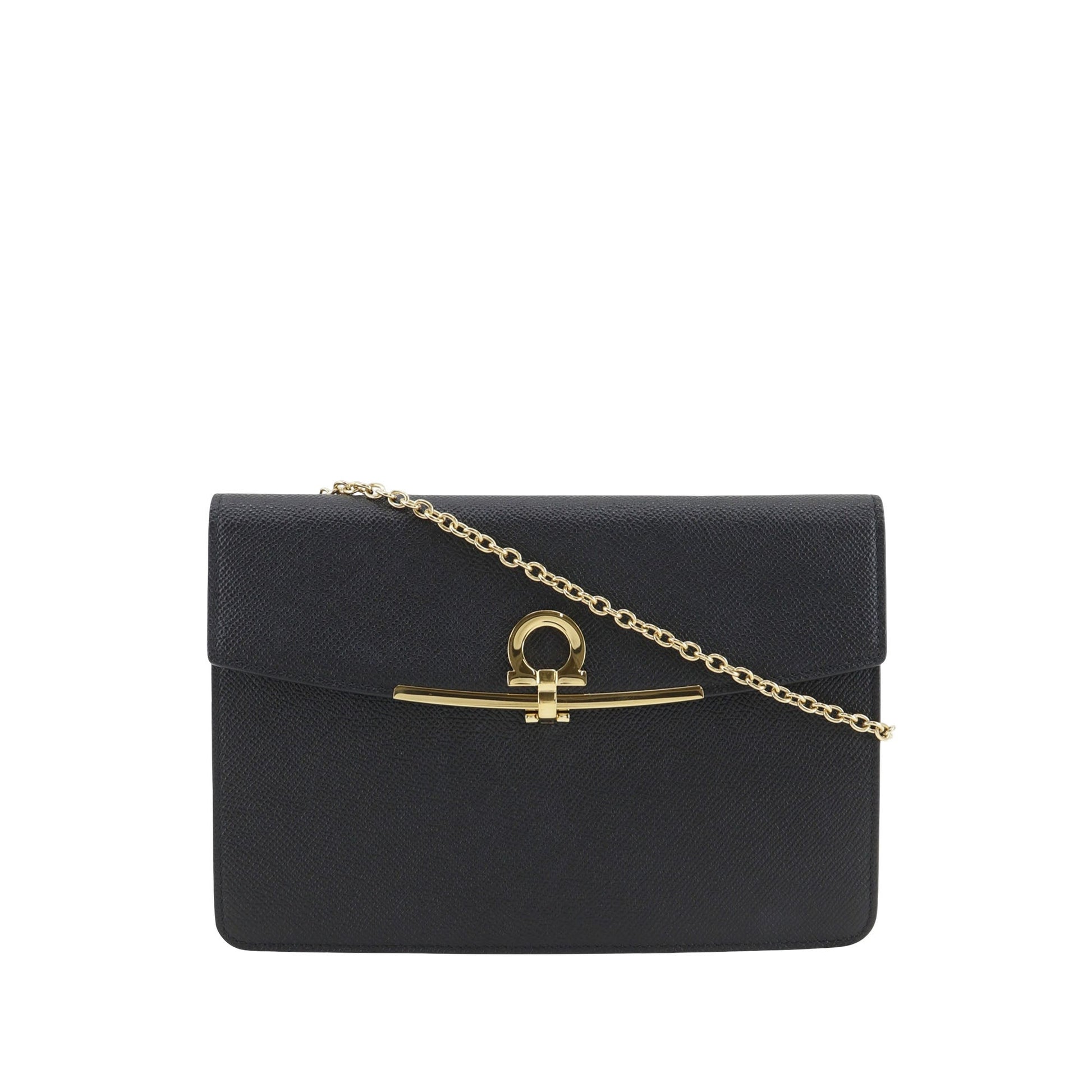 Ferragamo Leather Gancini Icona Crossbody