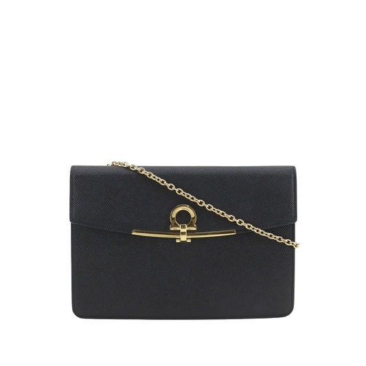Ferragamo Leather Gancini Icona Crossbody