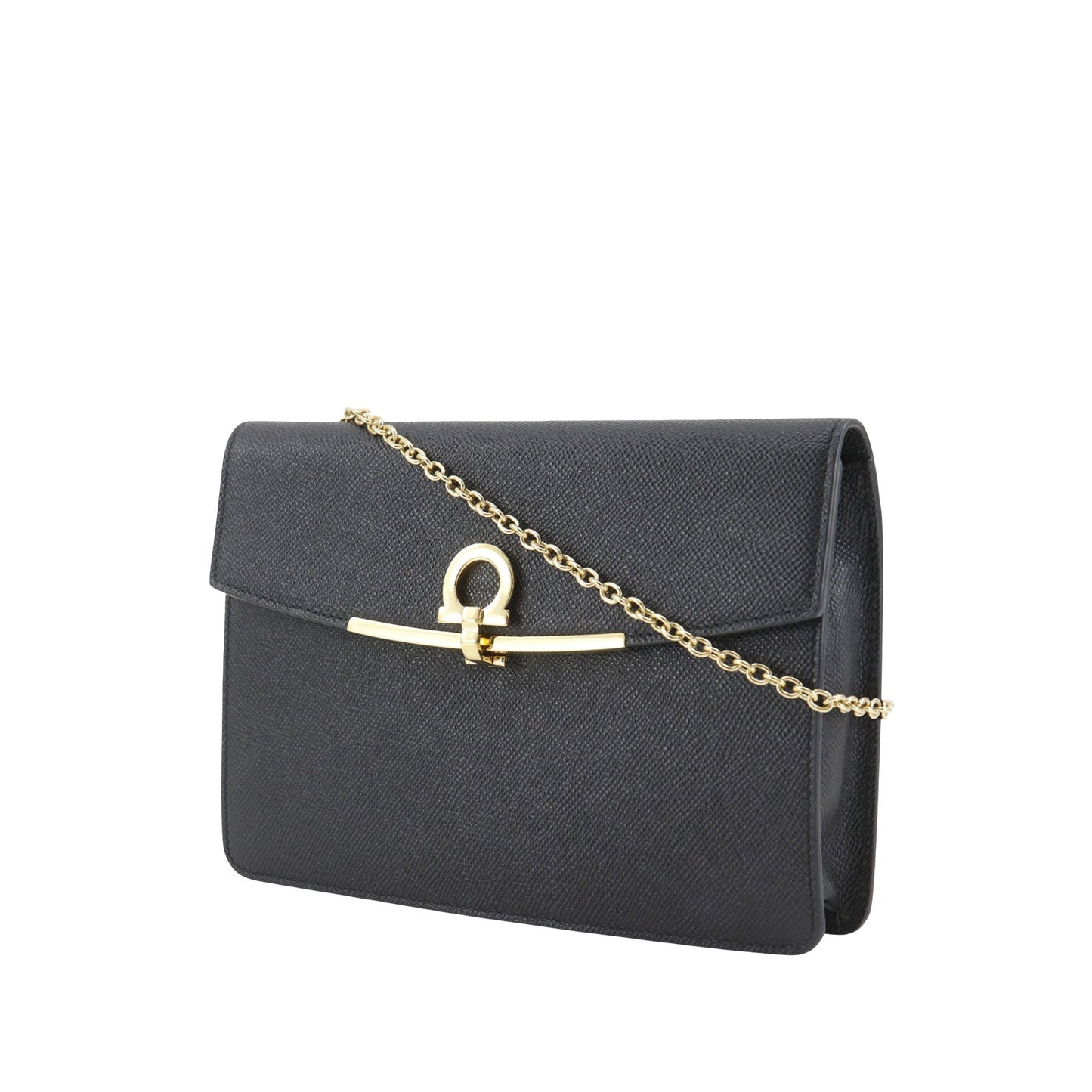 Ferragamo Leather Gancini Icona Crossbody