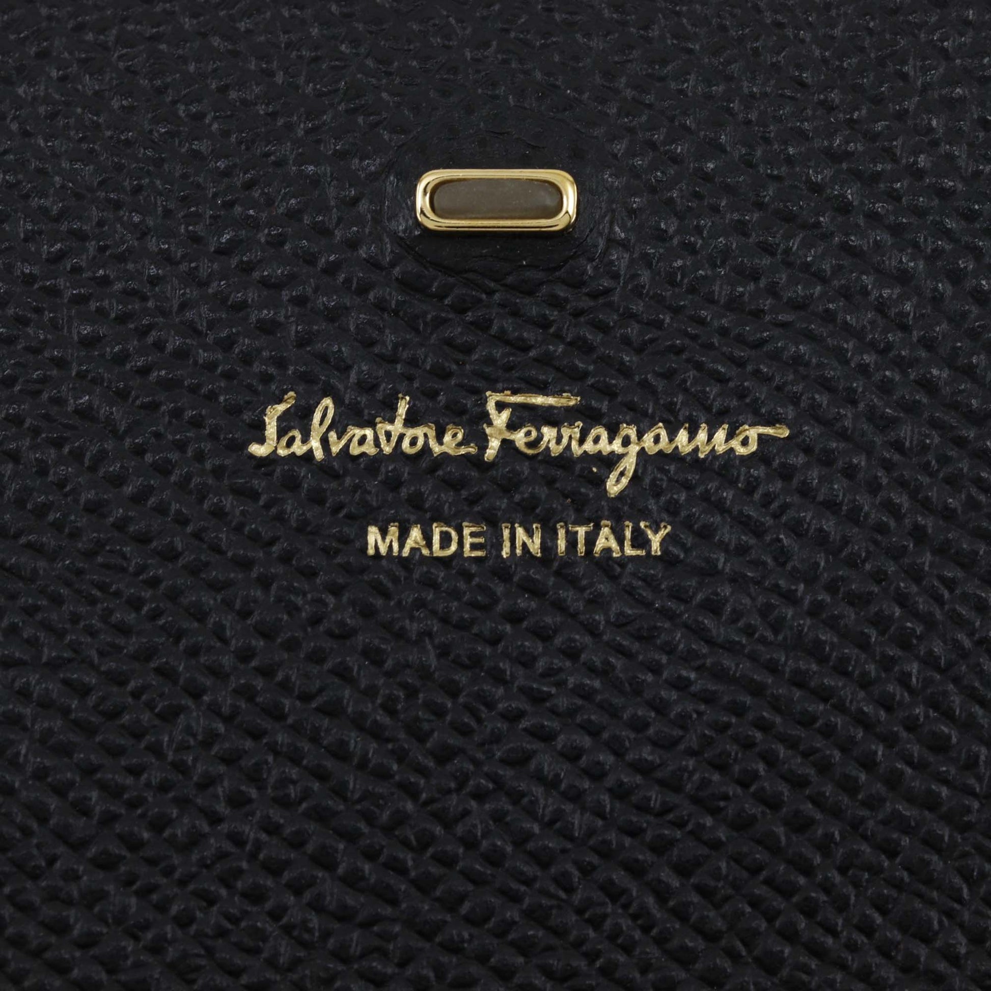 Ferragamo Leather Gancini Icona Crossbody