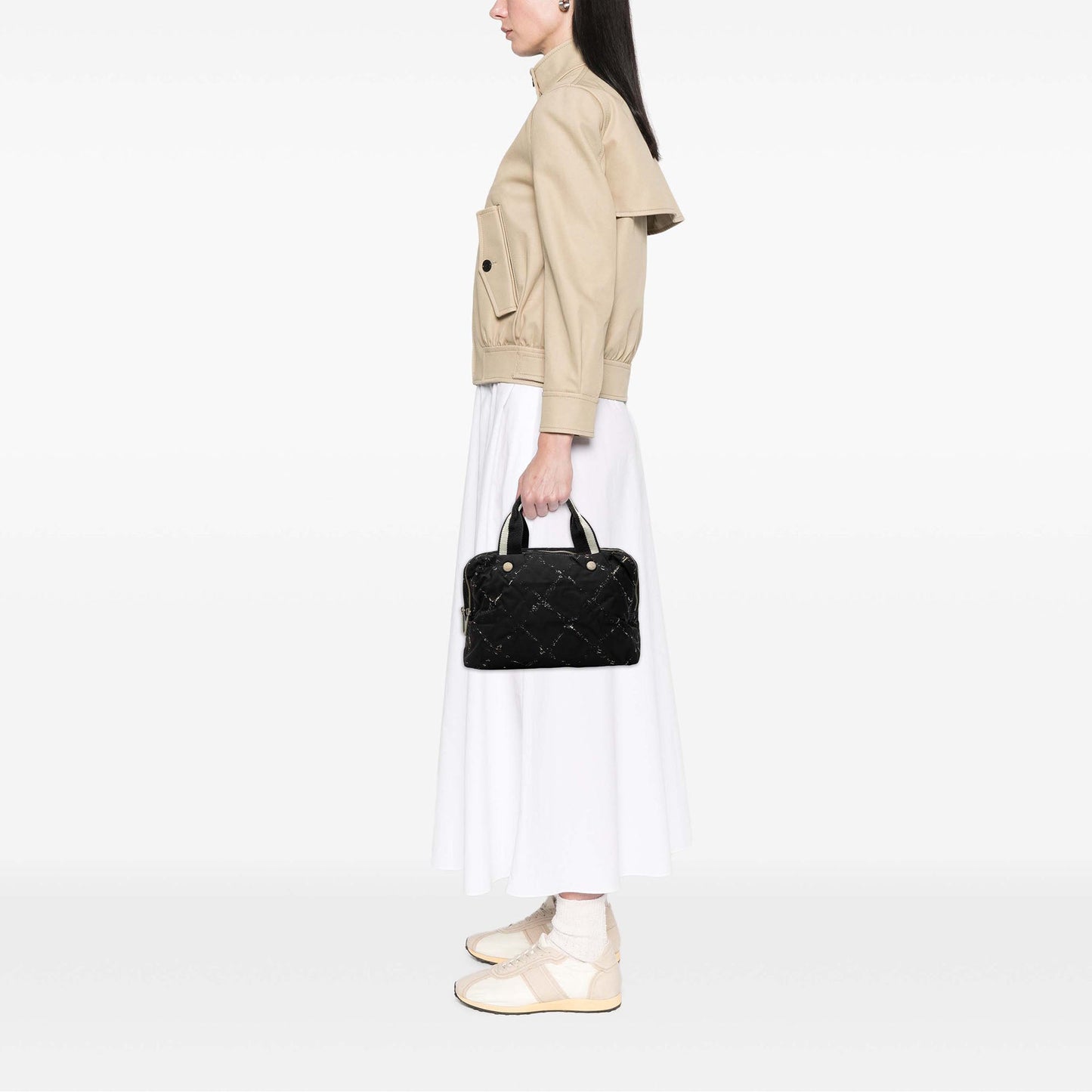 Chanel Old Travel Line Nylon Handbag