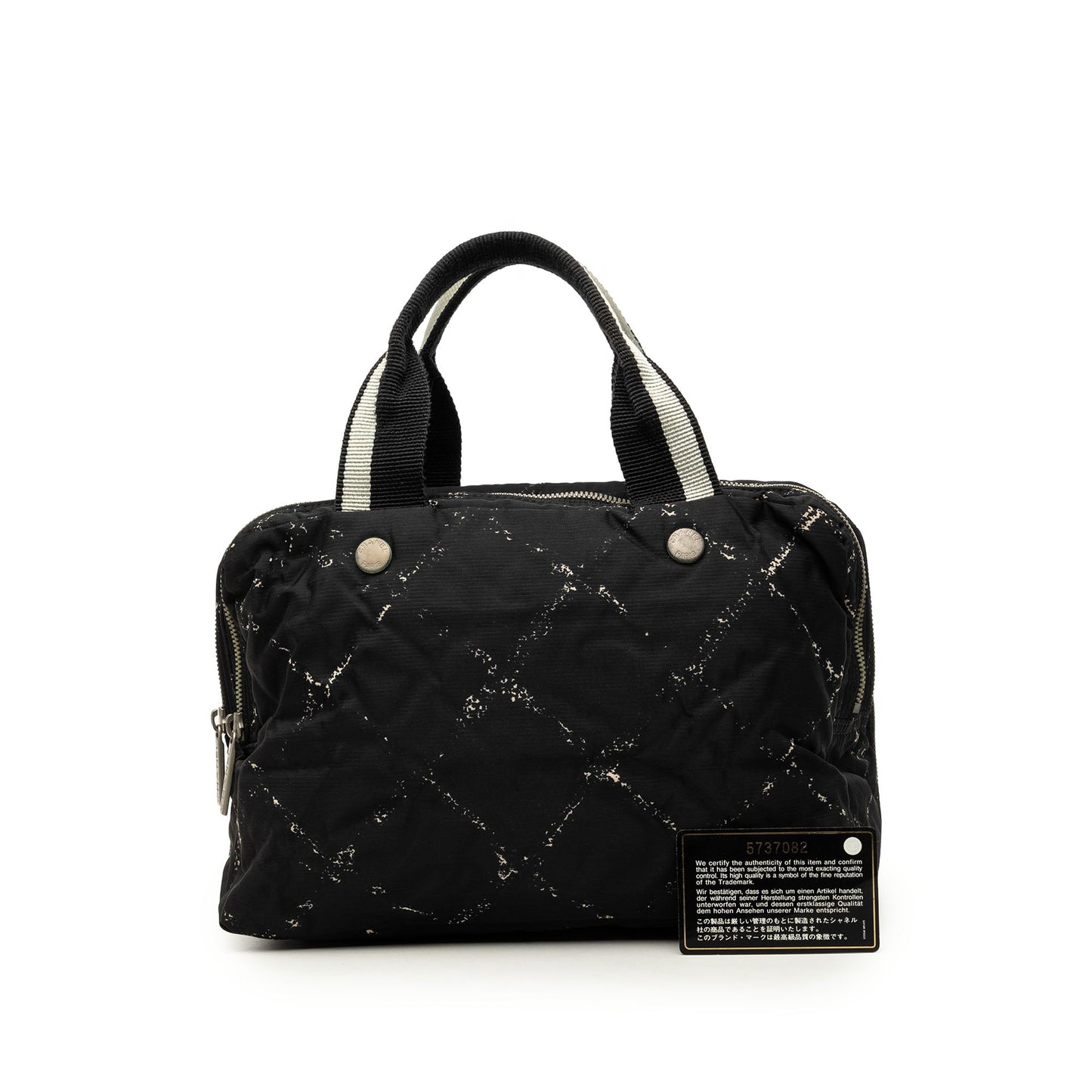 Chanel Old Travel Line Nylon Handbag