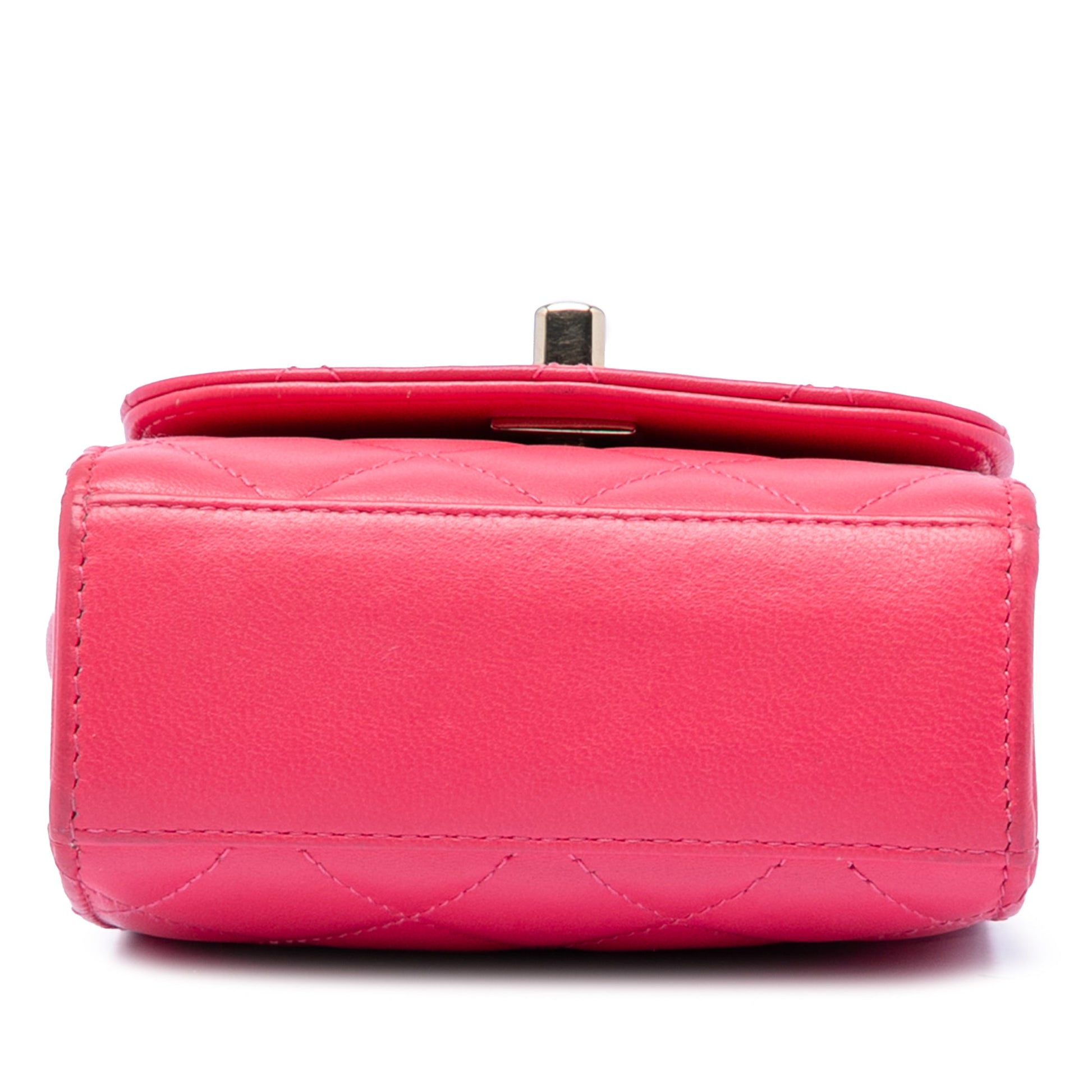 Chanel Mini Quilted Lambskin Trendy CC Clutch With Chain