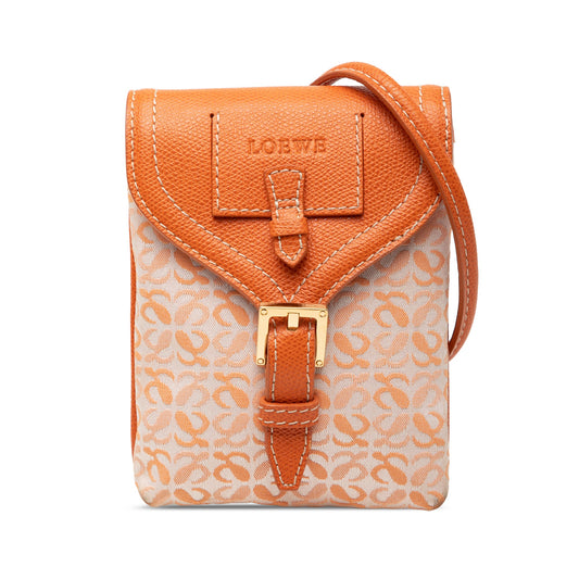 LOEWE Mini Anagram Canvas Crossbody