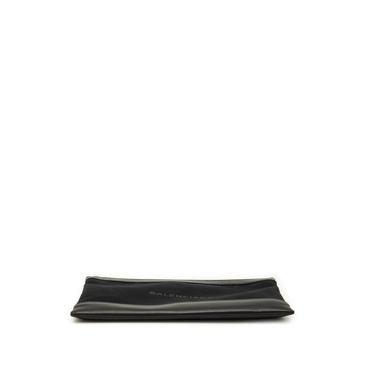 Balenciaga Canvas Navy Clip Clutch M