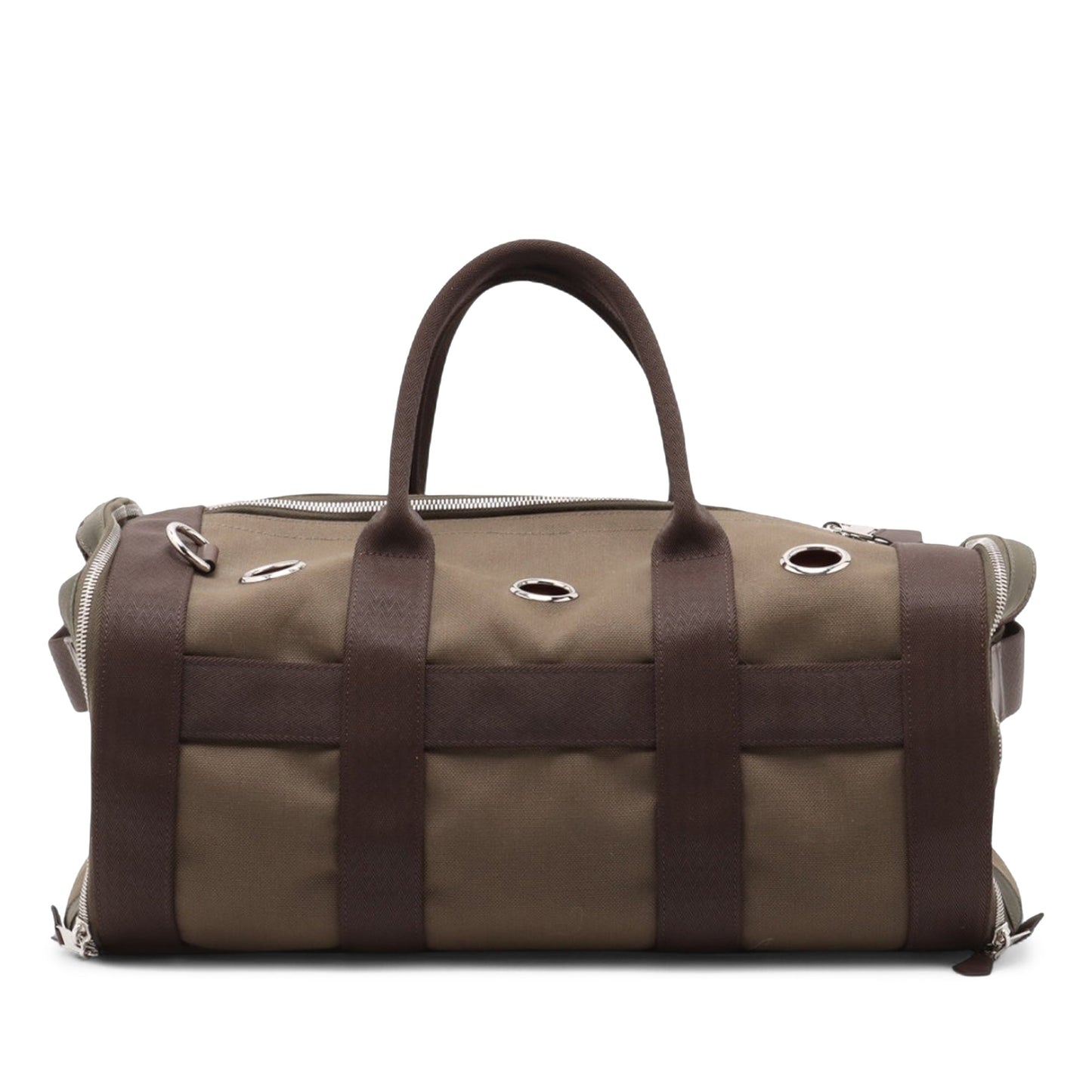 Hermès Toile Military Dog Carrier