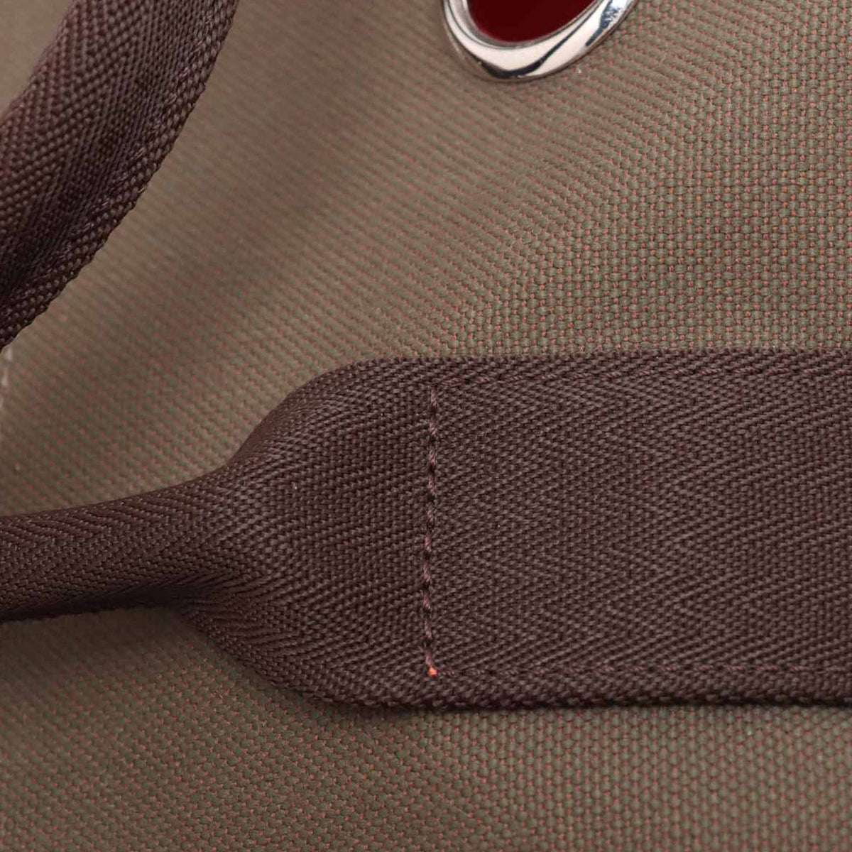 Hermès Toile Military Dog Carrier