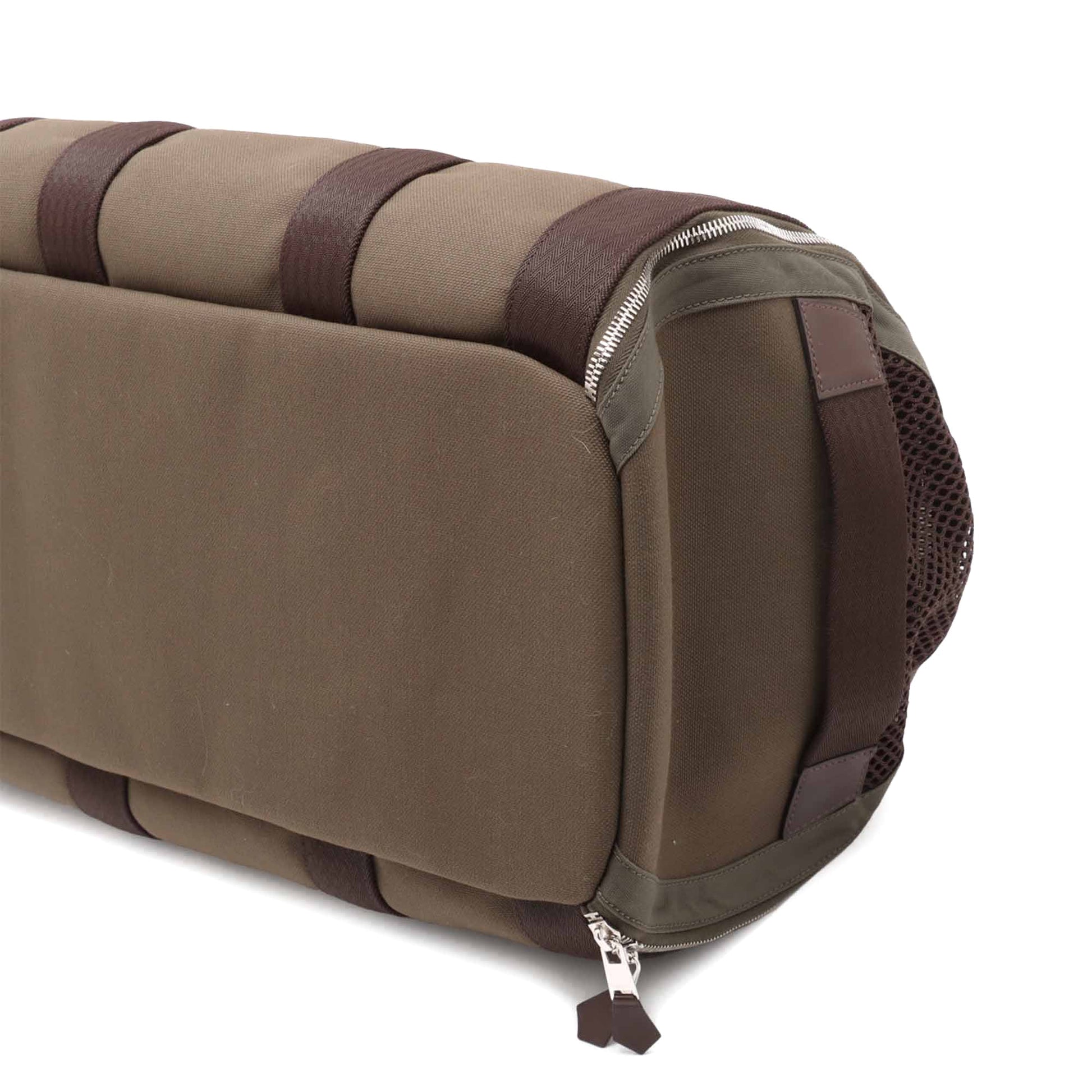 Hermès Toile Military Dog Carrier