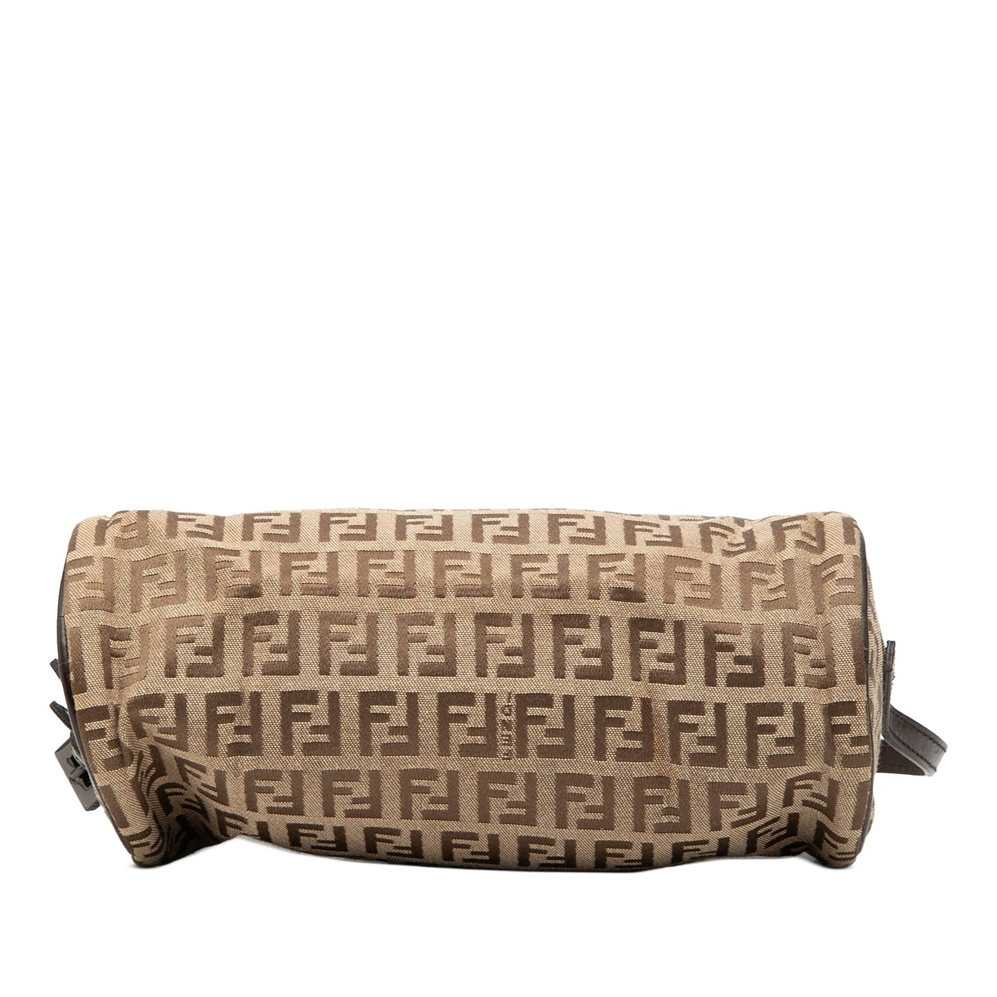 Fendi Zucchino Canvas Barrel Pochette