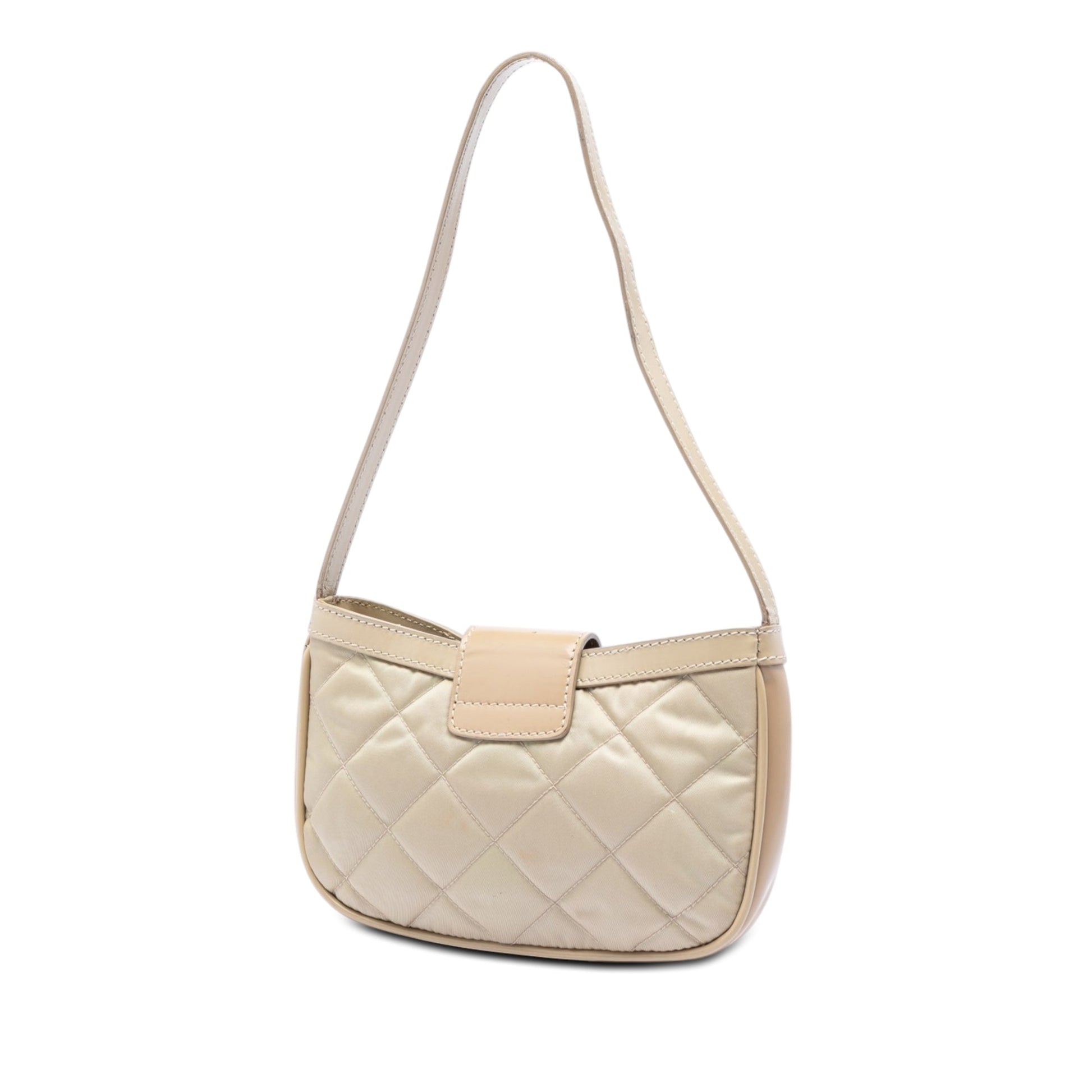 Burberry Quilted Nylon and Leather Sophie Shoulder Bag