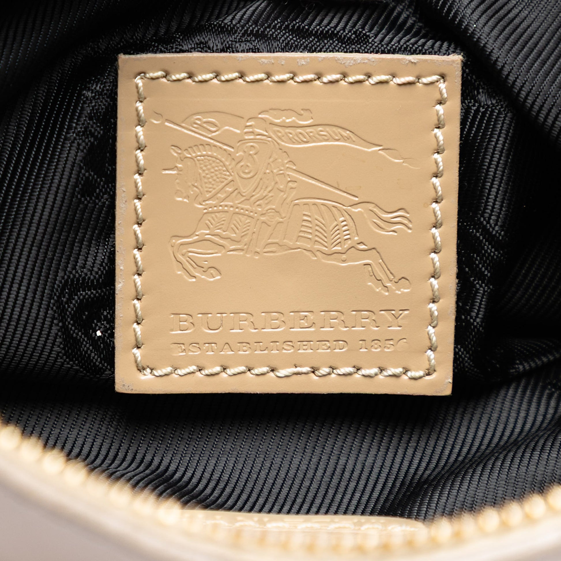 Burberry Quilted Nylon and Leather Sophie Shoulder Bag