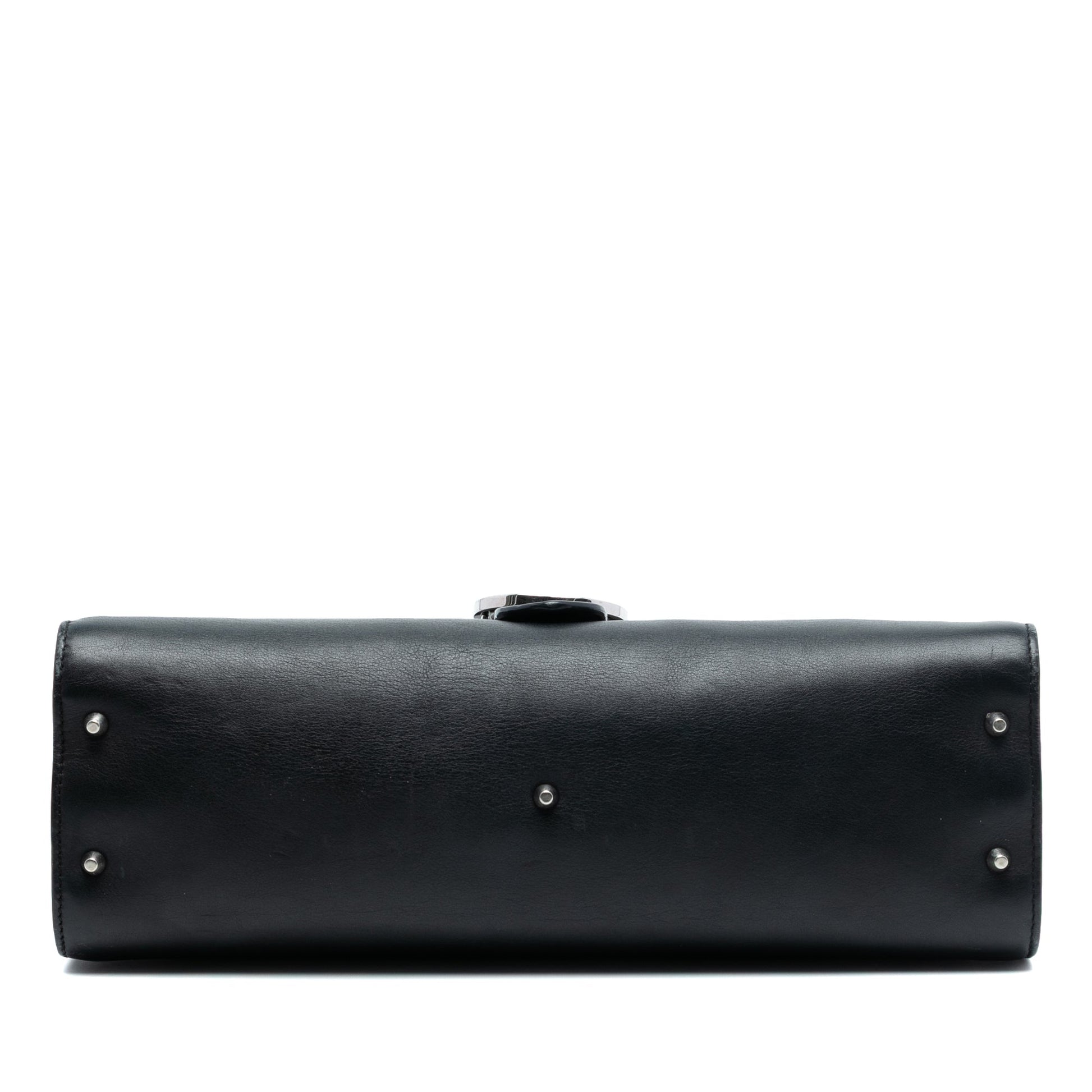 Gucci Medium Leather Dollar Interlocking G Crossbody